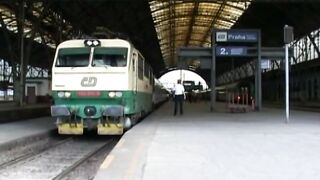 A Foreign Train Threesome