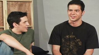 Michael Lucas Trains Jimmy Trips & Corey