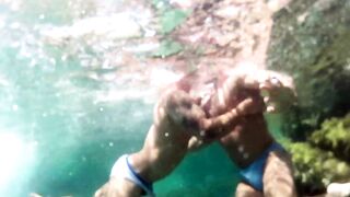 Jessy Ares Tops Mitchell Rock's Ass on the Beach