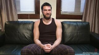 Bound Abel Archer Cums w/o Even touching his cock!