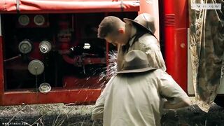 Uniformed Cock Sluts - Scene 4