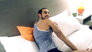 Straight Hunk Pierce Clooney shoots his wad