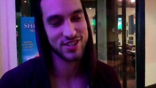 Straight Hunk Pierce Clooney shoots his wad