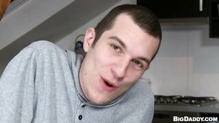 Dave's virgin friend takes it in his tight ass