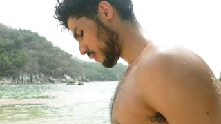 Pietro Siren Bottoms For Paulo Saint On The Beach