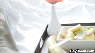 Breakfast & Cock in Bed