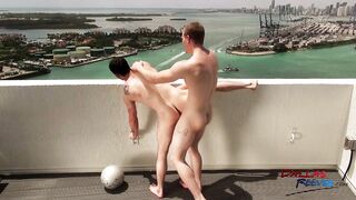 Bareback Penthouse Pool Fuck