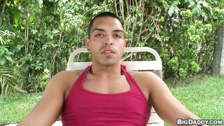 Latin Guy Tries a Big Dick