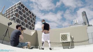 BTS James Nowak's First Outdoor Nude Shoot