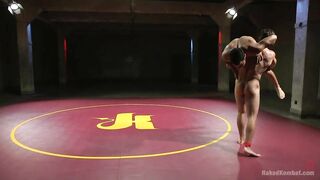 Two beefy hunks duke it out