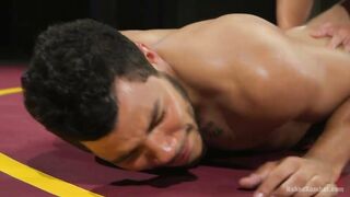 Two beefy hunks duke it out