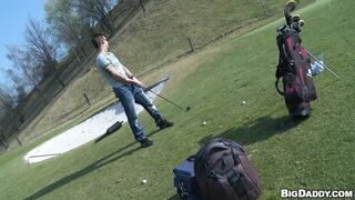Bareback Sex on the Golf Course