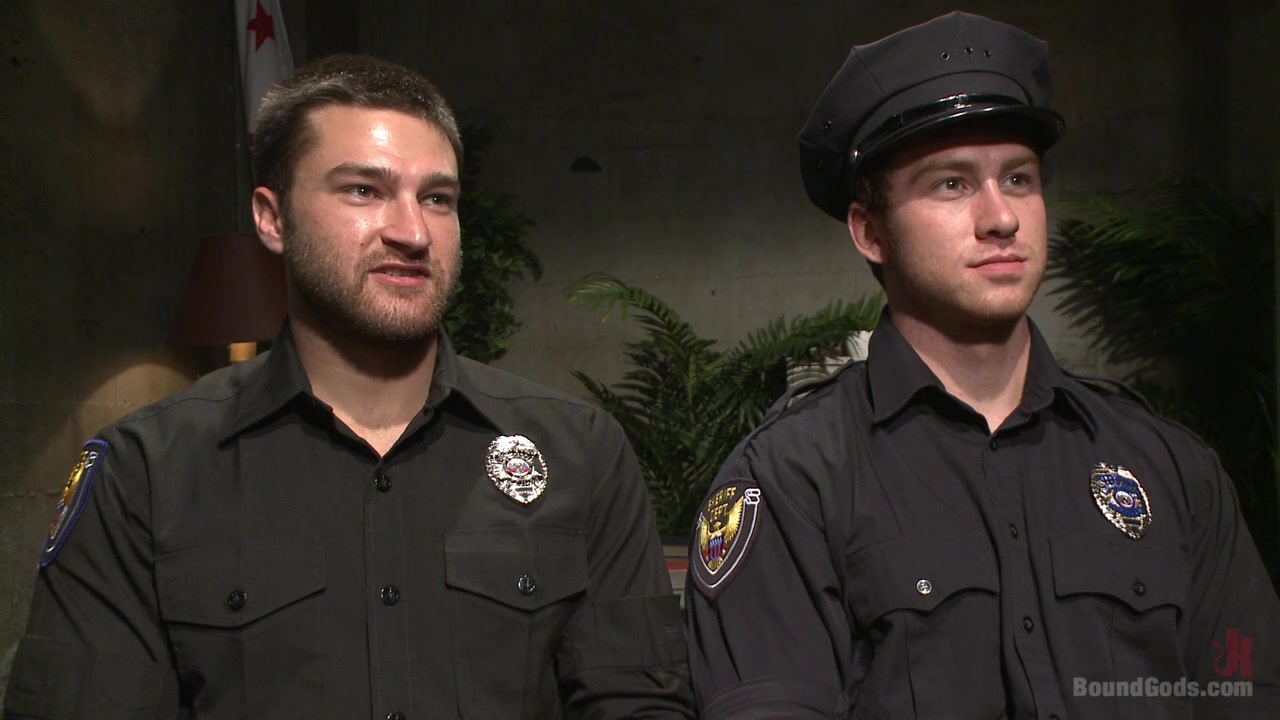 Uniform Bondage Police - Good Cop - Bad Cop Gay Porn HD Online