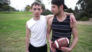 Trent fucks Tanner live