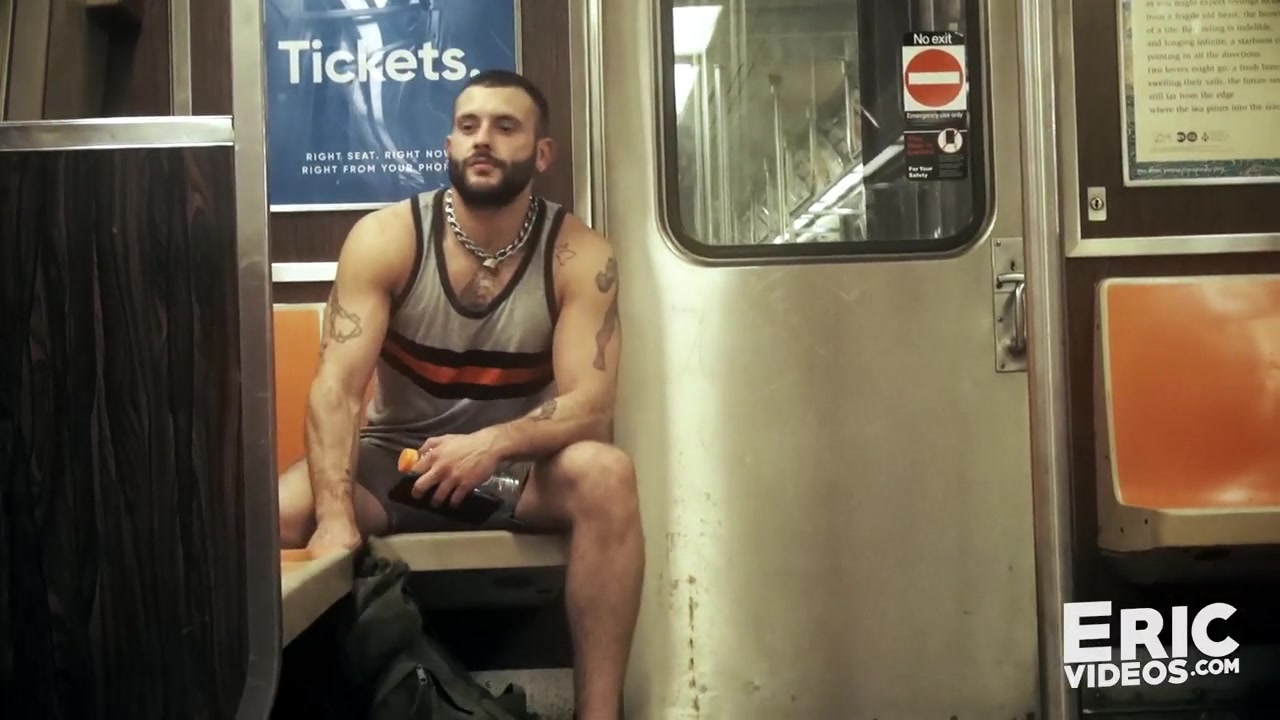 Rikk snatches a hot guy in the subway Gay Porn HD Online