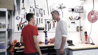 Tough Love for his Boy 1 (Dad's Tool Bench)